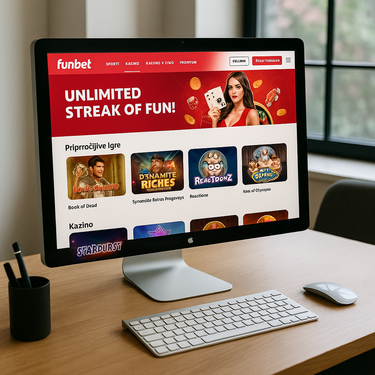 Funbet - Desktop Platform Design - Clean User Interface